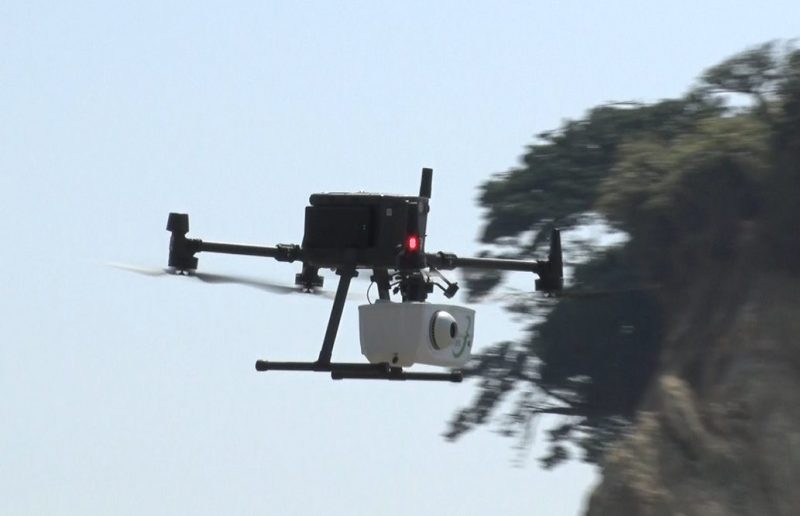 無人航空機（UAV）レーザー計測